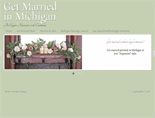 Tablet Screenshot of elopemichigan.com